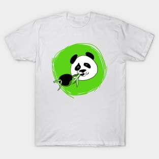 Cute panda portrait T-Shirt